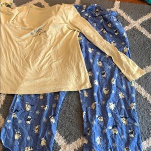 Nite-nite Polar Bear Matching PJ set - Size XL